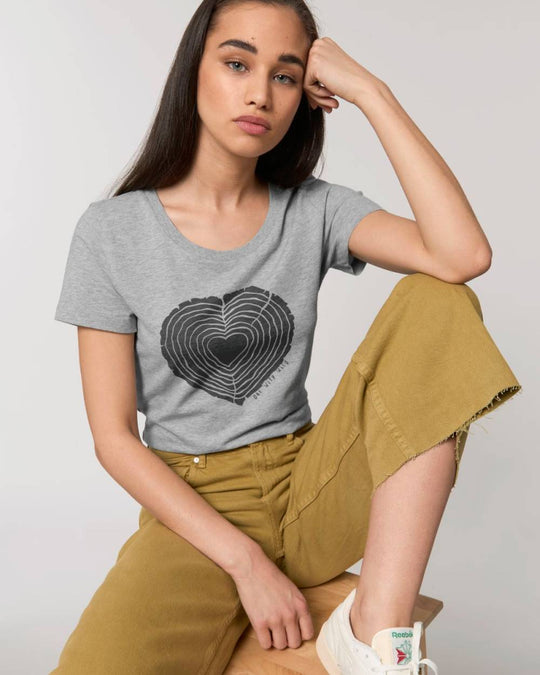 Women's Tree Trunk Organic Cotton T-shirt