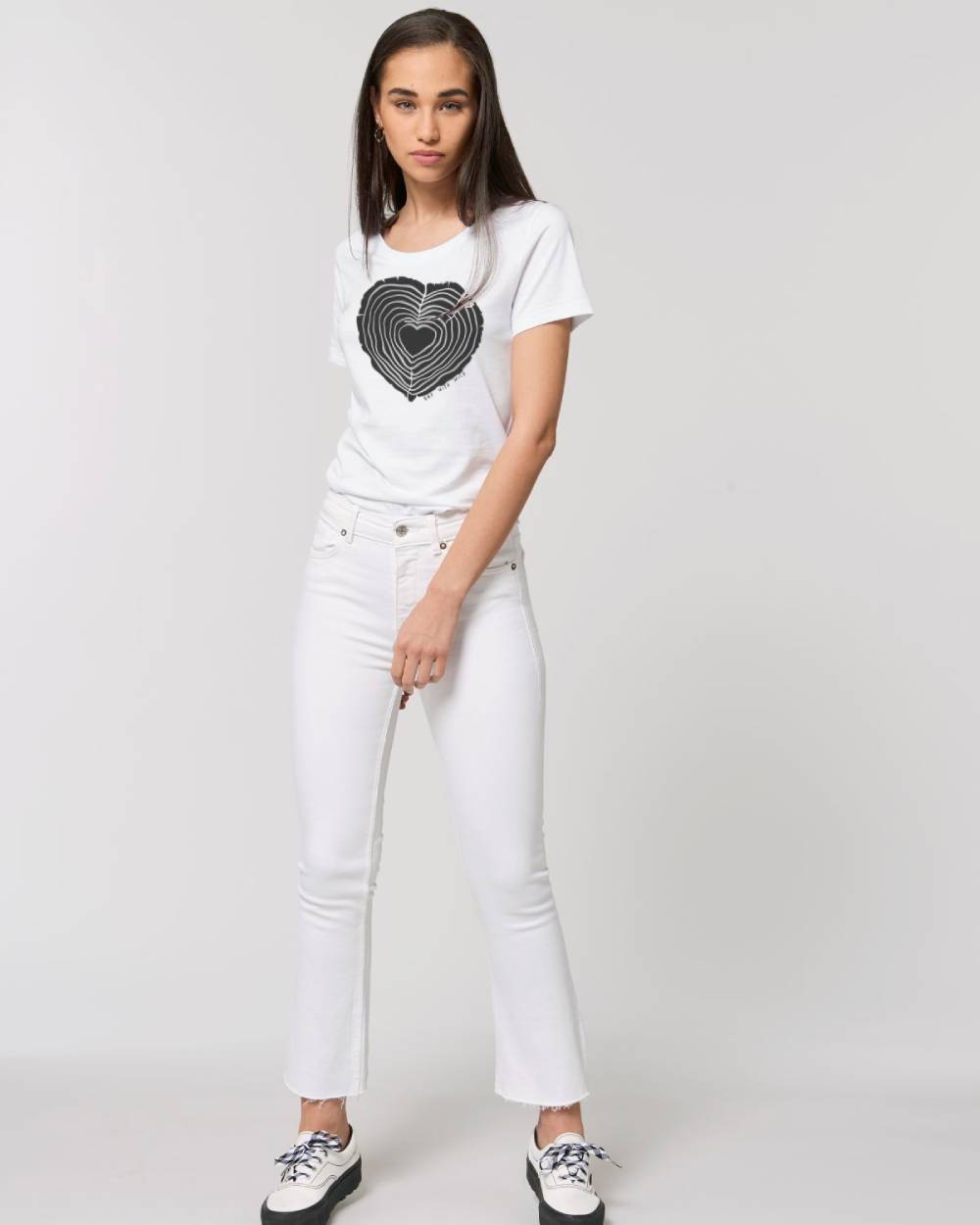 Women's Tree Trunk Organic Cotton T-shirt