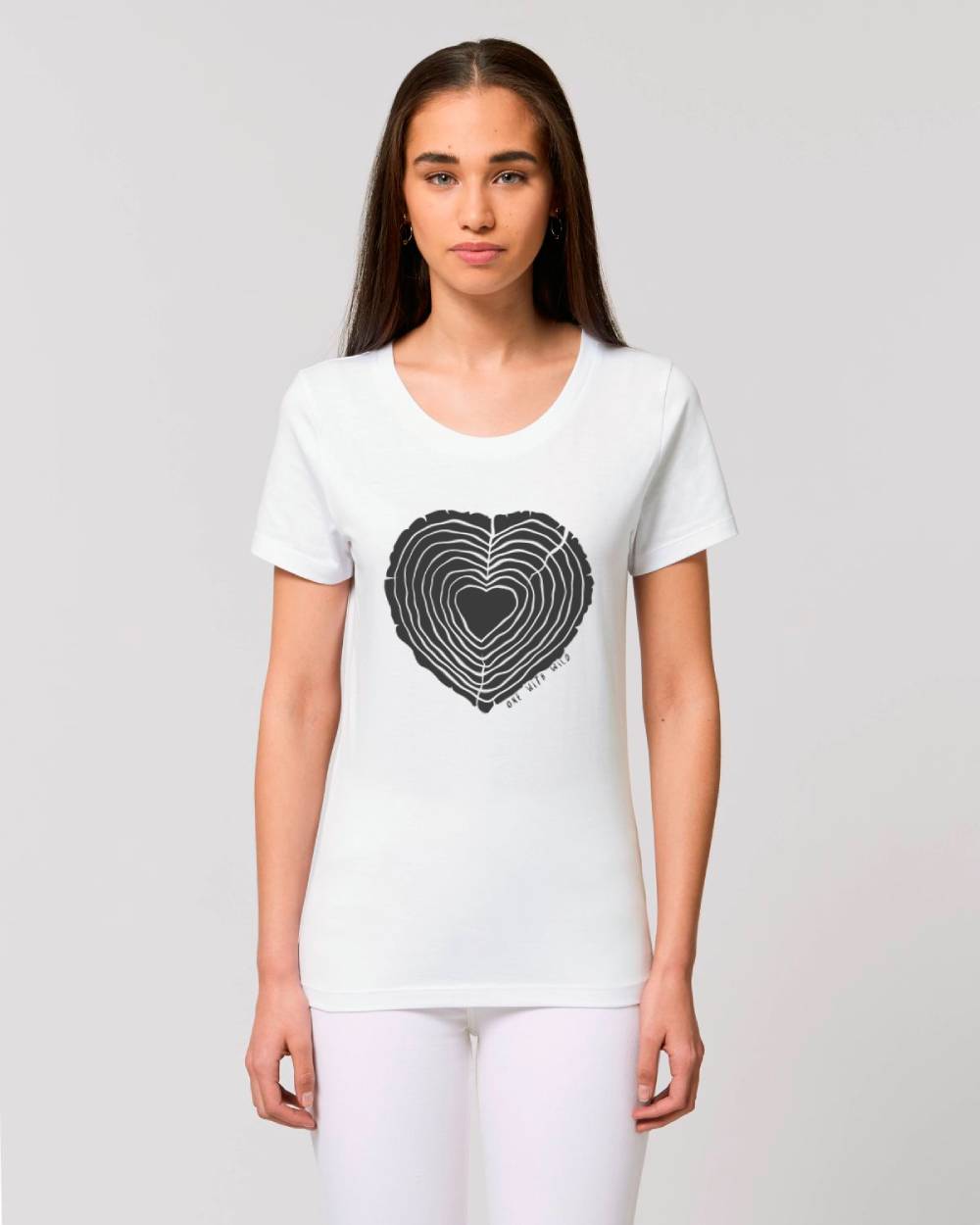 Women's Tree Trunk Organic Cotton T-shirt