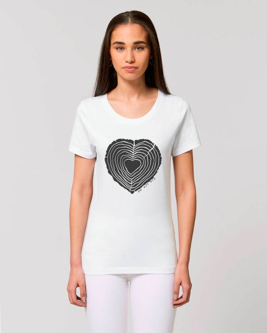 Women's Tree Trunk Organic Cotton T-shirt